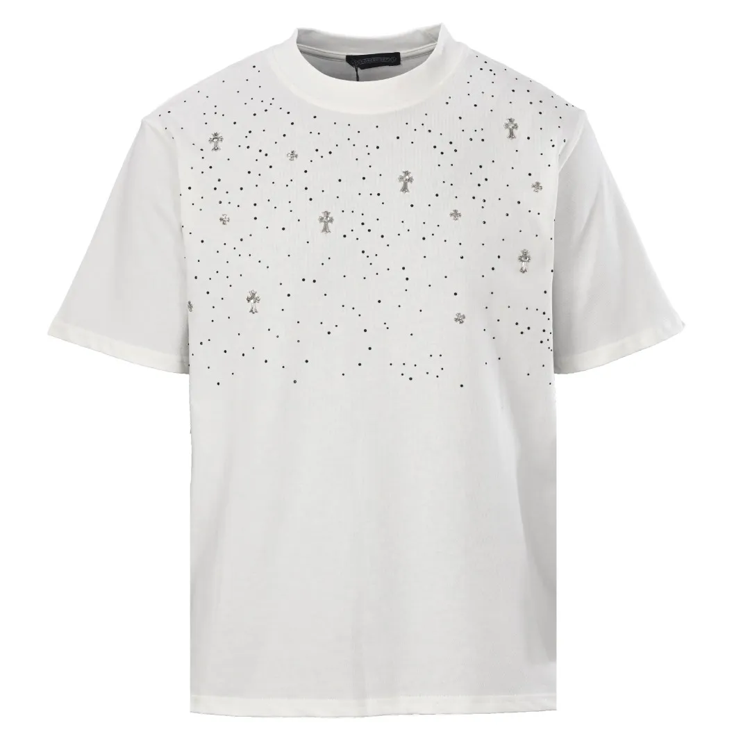 140 CHROME HEARTS CH T ， ， “ ”， ， ， ， ， ， ， ， ， ， + ，， ， ， 1x 1 、 ， Oversize ， ， ， ， Retro， 、 ：Black，White Size：XS-L